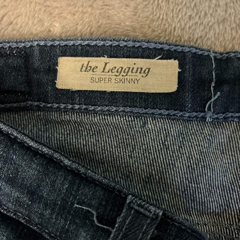 Ag Adriano Goldschmied The Legging raw hem skinny